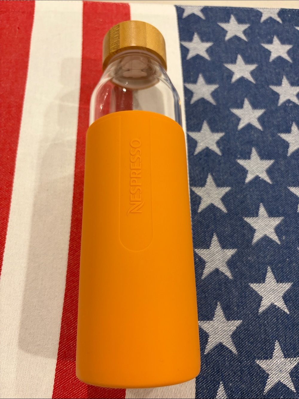 NWT Nespresso water bottle w/ rubber sleeve. - Picture 4 of 6